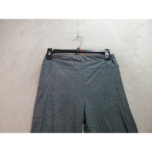 Lot Of 2 Ardene Activewear Leggings Women Medium Black Gray Polyester Skinny Leg - Picture 4 of 13